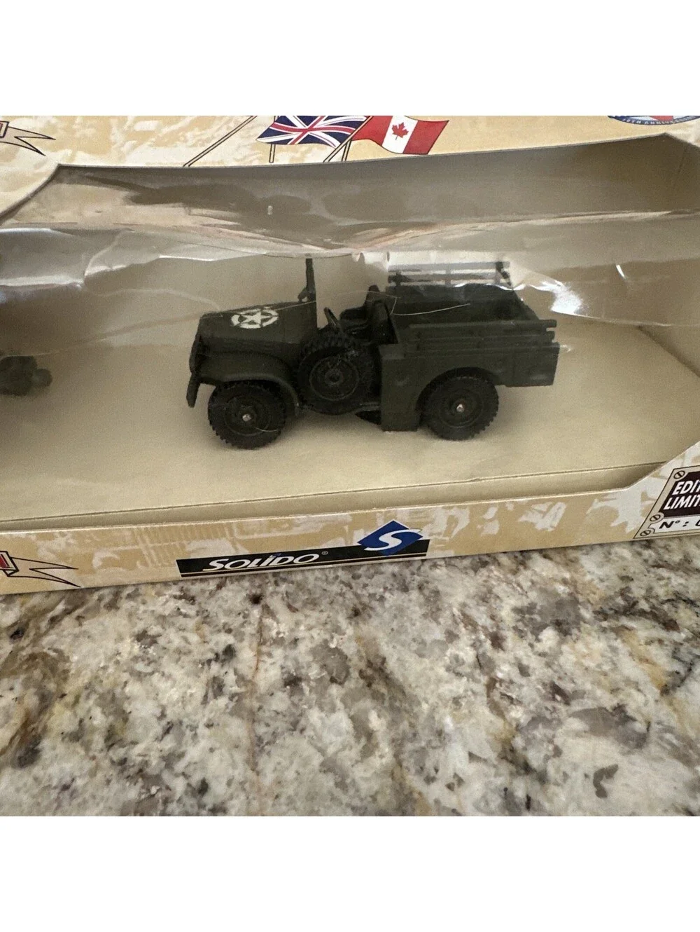 2x Solido Military 6103 Dodge 4x4 & 6104 Combat Car NEW + FAST SHIPPING
